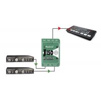 Radial J-ISO - DI convertisseur stéréo -10/+4 dB - Vue 6