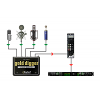 Radial Gold Digger - Sélecteur de microphone - Vue 7
