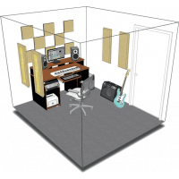 Primacoustic Kit de traitement acoustique pour 9 m² beige - Vue 1