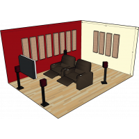 Primacoustic 12 panneaux Control Column  biseautés noir - Vue 2