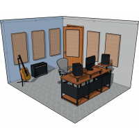 Primacoustic 6 panneaux Broadband biseautés 2 pouces gris - Vue 2