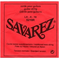 Savarez 5210R Corde détail La 10 Rouge filé argenté - Vue 1