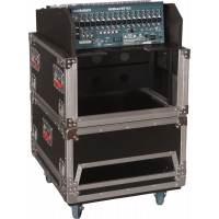 Gator Bois G-Tour pour console de mixage 14 U avec rack 6 U intégré - Vue 7
