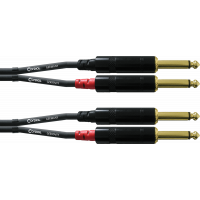 Cordial Câble audio double jack mono 6 m - Vue 1