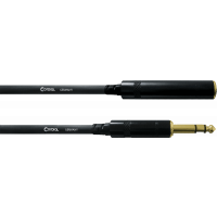 Cordial Câble audio stéréo jack mâle/jack femelle 5 m - Vue 1