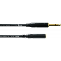 Cordial Câble audio stéréo jack mâle/minijack femelle 3 m - Vue 1