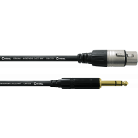 Cordial Câble audio stéréo XLR femelle/jack stéréo 3 m - Vue 1