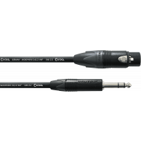 Cordial Câble audio stéréo XLR femelle/jack 2,5 m - Vue 1