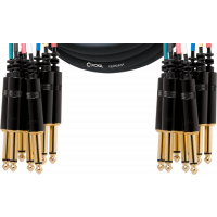 Cordial Multipaire 8 jack mono/8 jack mono 3 m - Vue 1