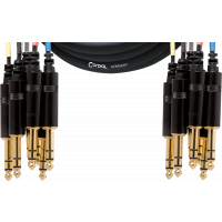 Cordial Multipaire 8 jack/jack stéréo 3 m - Vue 1