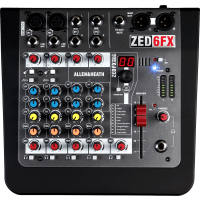 Allen & Heath Table de mixage ZED-6FX - Vue 3