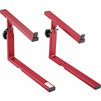 K&M 18813 Support de second clavier rouge - Vue 1