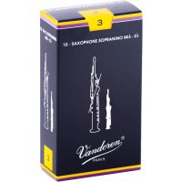 Vandoren Anches saxophone sopranino Traditionnelles force 3 - Vue 1