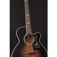 Takamine EF450C-TT-BB NEX, cutaway électro-acoustique, Gold Brown Burst - Vue 5