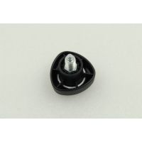 K&M SNAP-ON HANDLE, WITH LOGO, BLACK - Vue 2