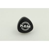 K&M SNAP-ON HANDLE, WITH LOGO, BLACK - Vue 3