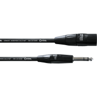 Cordial Câble audio XLR mâle/jack stéréo 1,5 m - Vue 1