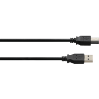 Cordial Câble USB A/USB B 3 m - Vue 1