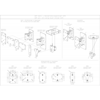 K&M 24496 Support plafond pour enceinte - Vue 5