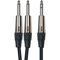 Yellow Cable Cordon 2 jack mono jack stéréo 6 m - Vue 1