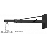 Euromet Support mural de vidéoprojecteur noir 45 kg - Vue 1