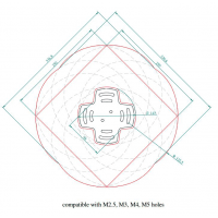 Euromet Support vidéoprojecteur mini Arakno blanc - 20 kg - Vue 4