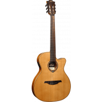 Lâg TN170ASCE Tramontane Nylon Auditorium Slim Cutaway Electro - Vue 1