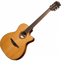 Lâg TN170ASCE Tramontane Nylon Auditorium Slim Cutaway Electro - Vue 2