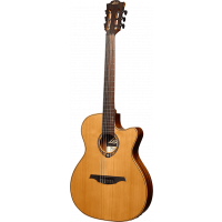 Lâg TN170ASCE Tramontane Nylon Auditorium Slim Cutaway Electro - Vue 3