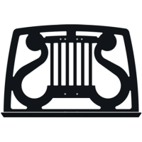 Manhasset Pupitre d'orchestre stylisé lyre - Vue 2