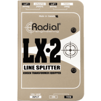 Radial Splitter/atténuateur passif niveau ligne 1 entrées/2 sorties - Vue 2