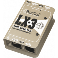 Radial Splitter passif niveau ligne 1 entrées/3 sorties - Vue 1