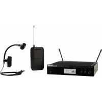 Shure BLX14/PGA98H Système sans fil rackable avec micro à pince instrument à vent PGA98H - M17 - Vue 1