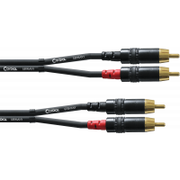 Cordial Câble audio double Rca/Rca 30 cm - Vue 1