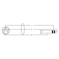 Cordial Câble audio asymétrique XLR femelle/minijack 1,5 m - Vue 2