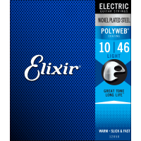 Elixir 12050 Polyweb Nickel Light 10-46 - Vue 2
