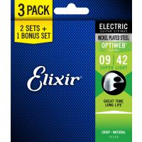 Elixir Pack de 3 jeux Electric Optiweb 9-42 Extra Light - Vue 2