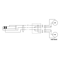 Cordial Câble audio minijack stéréo - 2 RCA 90 cm - Vue 2