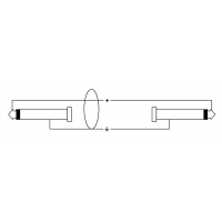 Cordial Câble instrument Rean jack/jack 30 cm - Vue 2