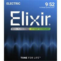 Elixir Electric Optiweb 7 Cordes Super Light 09-52 - Vue 2