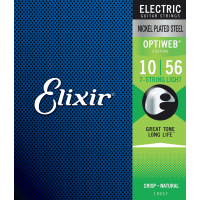 Elixir Electric Optiweb 7 cordes Light 10-56 - Vue 2
