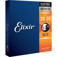 Elixir Electric Nanoweb 7 cordes Light Heavy 10-59 - Vue 1
