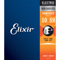 Elixir Electric Nanoweb 7 cordes Light Heavy 10-59 - Vue 2