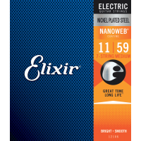 Elixir Electric Nanoweb 7cordes Medium 11-59 - Vue 2