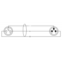 Cordial Câble micro 2 x 0,34 mm² - 2,5m - Vue 2