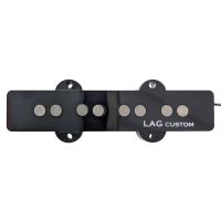 Lutherie LAG CUSTOM TYPE JAZZ MANCHE 4 CORDES CAPOT NOIR - Vue 1