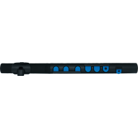 Nuvo Flûte traversière d'éveil ABS noire et bleue - Vue 1