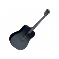 Lâg Skullture dreadnought noir satin tête de mort - Vue 5