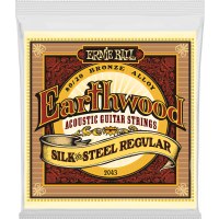 Ernie Ball Earthwood 80/20 bronze regular - silk&steel 13-56 - Vue 1