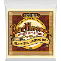 Ernie Ball Earthwood 80/20 bronze silk&steel/12 cordes 9-46 - Vue 1